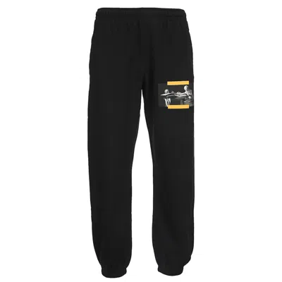 Pre-owned Off-white Men's Offwhite Caravaggio Painting Sweatpants In Black