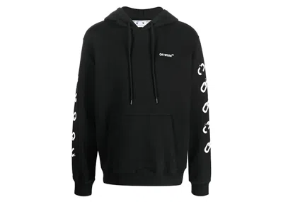 Pre-owned Off-white Men's Offwhite Chainlink Arrows Hoodie In Black
