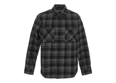 Pre-owned Off-white Men's Offwhite Checked Flannel In Black/grey