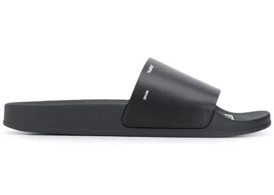 Pre-owned Off-white Men's Offwhite Corporate Slides Ss19 Sneakers In Black