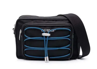 Pre-owned Off-white Men's Offwhite Courrier Camera Bag In Black