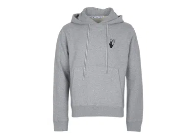 Pre-owned Off-white Men's Offwhite Degrade Arrows Hoodie In Gray