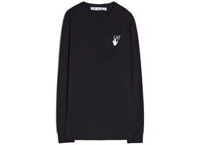 Pre-owned Off-white Men's Offwhite Degrade Arrows Long Sleeve T-shirt In Black