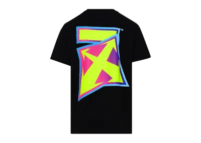 Pre-owned Off-white Men's Offwhite Degrade Thund Skate Arrows Tshirtin Black