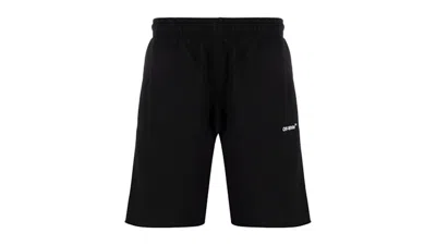 Pre-owned Off-white Men's Offwhite Diag Sweatshort In Black