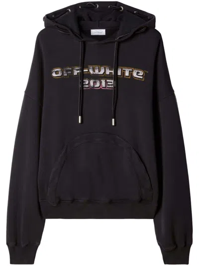 Pre-owned Off-white Men's Offwhite Digit Bacchus Cotton Hoodie In Black