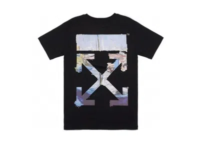 Pre-owned Off-white Men's Offwhite Edouard Manet Boat Studio Claude Monet Arrows Oversized Fit T-shirt In Black