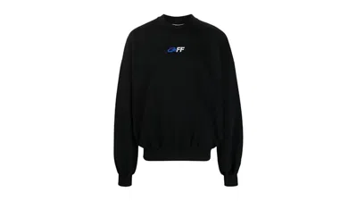 Pre-owned Off-white Men's Offwhite Exact Opposite Boxy Fit Sweatshirt In Black
