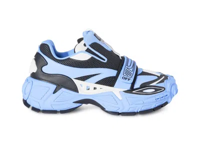 Pre-owned Off-white Men's Offwhite Glove Slip On Sneakers In Light Blue