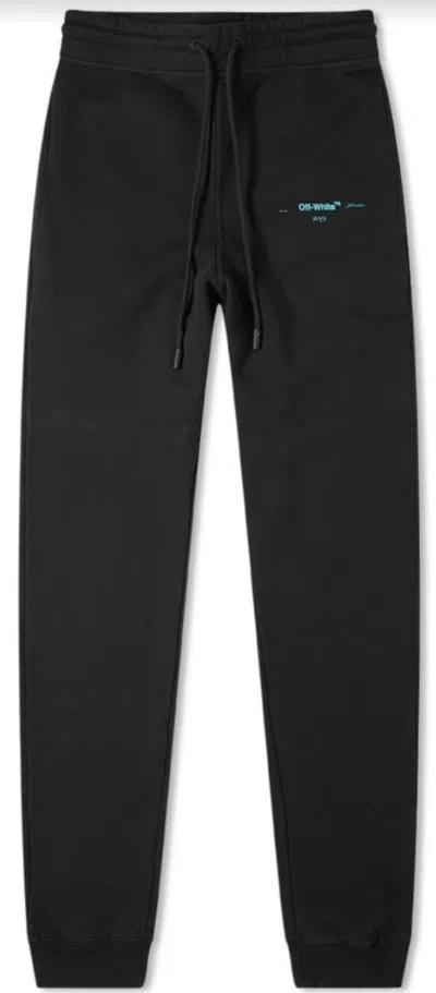 Pre-owned Off-white Men's Offwhite Gradient Sweatpant In Black
