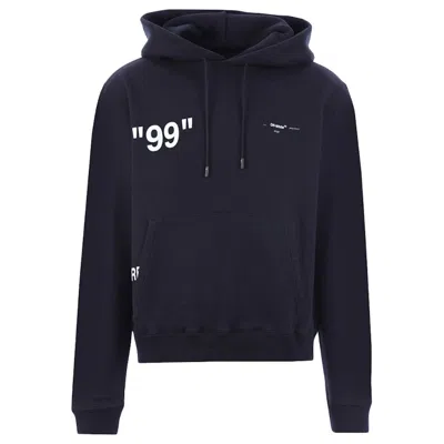 Pre-owned Off-white Men's Offwhite Ice Man Graphic Print Hoodie In Black