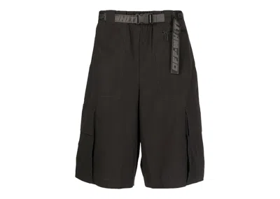 Pre-owned Off-white Men's Offwhite Industrial Belt Cargo Shorts In Black