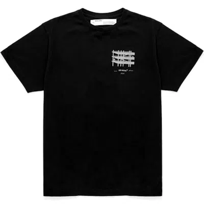 Pre-owned Off-white Men's Offwhite Industrial T-shirt In Black/silver In Multi