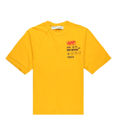 Pre-owned Off-white Men's Offwhite Industrial Y013 T-shirt In Yellow