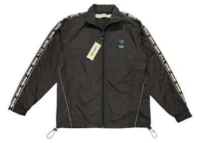 Pre-owned Off-white Men's Offwhite Logo Tape Track Jacket In Black
