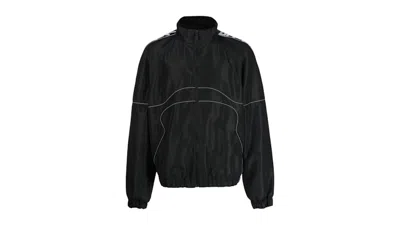 Pre-owned Off-white Men's Offwhite Logoband Piping Track Jacket In Black