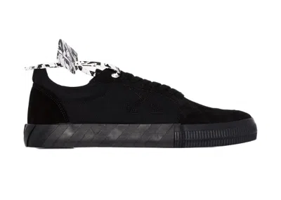 Pre-owned Off-white Men's Offwhite Low Vulc Sneakers In Black