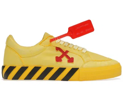 Pre-owned Off-white Men's Offwhite Low Vulc Ss20 Sneakers In Yellow