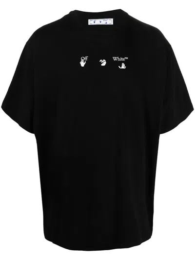 Pre-owned Off-white Men's Offwhite Marker Arrow Oversized T-shirt In Black/grey In Multi