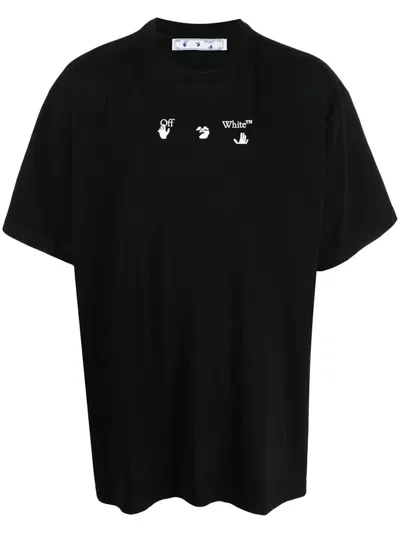 Pre-owned Off-white Men's Offwhite Marker Arrow T-shirt In Black