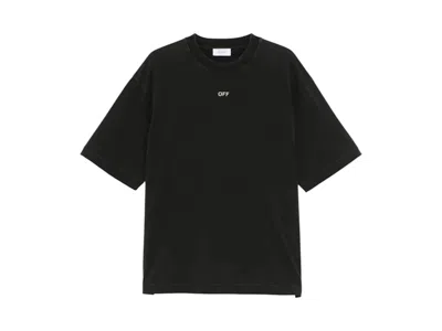 Pre-owned Off-white Men's Offwhite Martyrdom Arrow Skate Short Sleeve Tee Shirt In Vintage Black