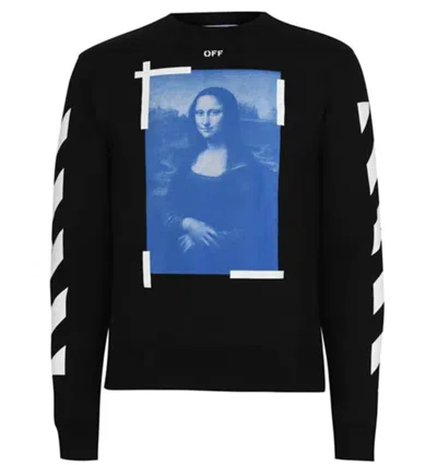 Pre-owned Off-white Men's Offwhite Mona Lisa Sweatshirt In Black