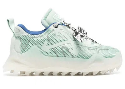 Pre-owned Off-white Men's Offwhite Odsy Mesh Mint Sneakers In Mine/silver/blue
