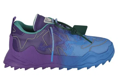 Pre-owned Off-white Men's Offwhite Odsy Mesh Sneakers In Purple/blue In Multi