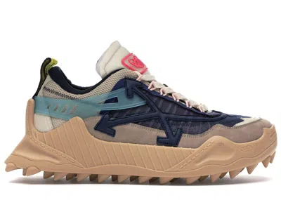 Pre-owned Off-white Men's Offwhite Odsy1000 Fw19 Sneakers In Beige/blue In Multi