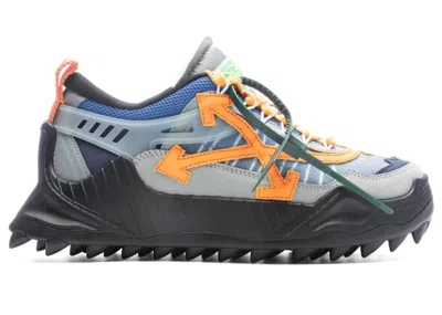 Pre-owned Off-white Men's Offwhite Odsy1000 Sneakers In Grey/orange