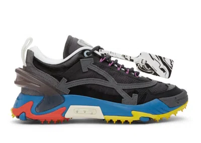 Pre-owned Off-white Men's Offwhite Odsy2000 Sneakers In Black/blue/yellow In Multi