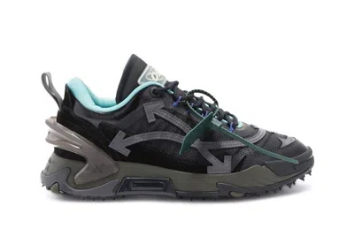 Pre-owned Off-white Men's Offwhite Odsy2000 Ss22 Sneakers In Black/green/teal In Multi