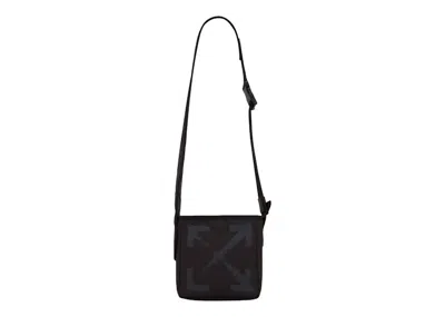 Pre-owned Off-white Men's Offwhite Off Core Crossbody Bag In Black/dark Grey