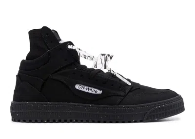 Pre-owned Off-white Men's Offwhite Offcourt 3.0 Canvas Sneakers In Black