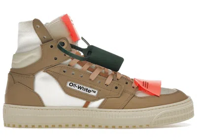 Pre-owned Off-white Men's Offwhite Offcourt 3.0 High (fw22) Sneakers In Dark Sand