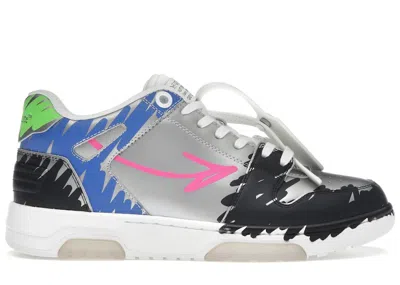 Pre-owned Off-white Men's Offwhite Out Of Office "ooo" Low Tops Bstroy Sneakers In Black/pink In Multi