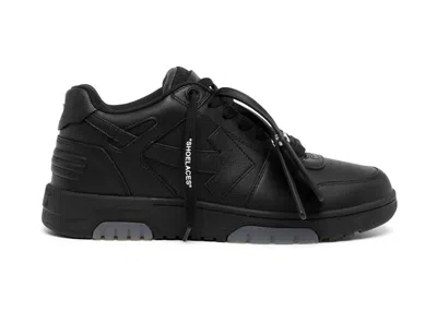Pre-owned Off-white Men's Offwhite Out Of Office Ooo Low Tops Sneakers In Black