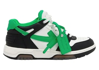 Pre-owned Off-white Men's Offwhite Out Of Office "ooo" Low Tops Sneakers In Green/black