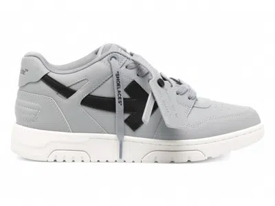 Pre-owned Off-white Men's Offwhite Out Of Office Ooo Low Tops Sneakers In Grey/black