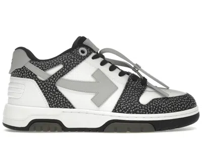 Pre-owned Off-white Men's Offwhite Out Of Office Ooo Low Tops With Dots Sneakers In Black/grey In Multi