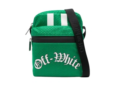Pre-owned Off-white Men's Offwhite Outdoor Mesh Baseba Crossbody In Green