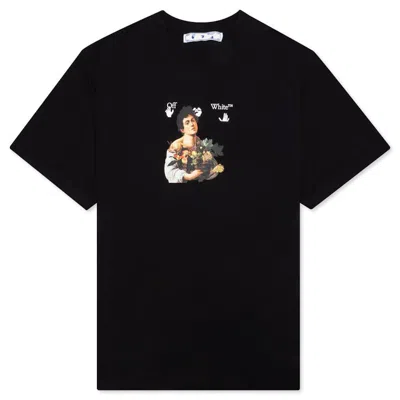 Pre-owned Off-white Men's Offwhite Oversized Caravaggio Boy T-shirt In Black