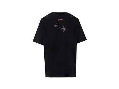 Pre-owned Off-white Men's Offwhite Oversized Fit Arachno Arrows T-shirt In Black