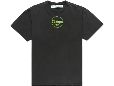 Pre-owned Off-white Men's Offwhite Oversized Fit Hand T-shirt In Black