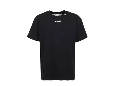 Pre-owned Off-white Men's Offwhite Oversized Fit Wavy Line T-shirt In Black