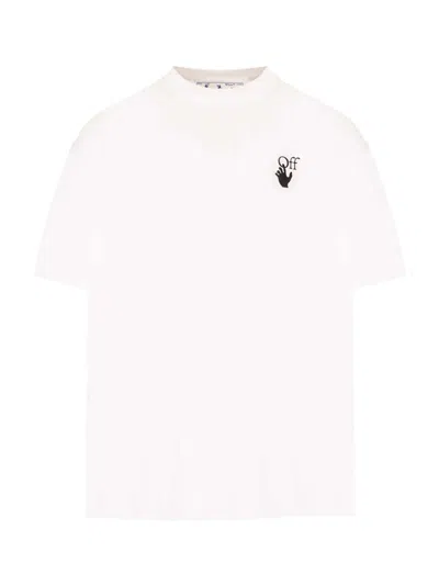 Pre-owned Off-white Men's Offwhite Oversized Marker Arrow T-shirt T-shirt In White Red