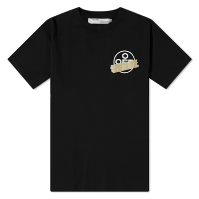 Pre-owned Off-white Men's Offwhite Oversized Tape Arrows T-shirt In Black
