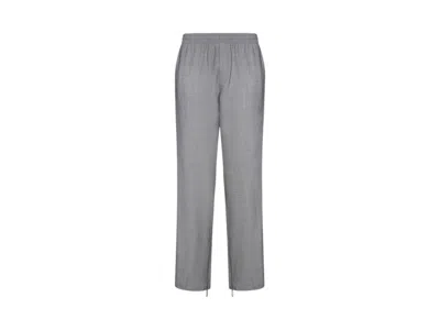 Pre-owned Off-white Men's Offwhite Ow Emb Wool Lounge Trackpants In Grey