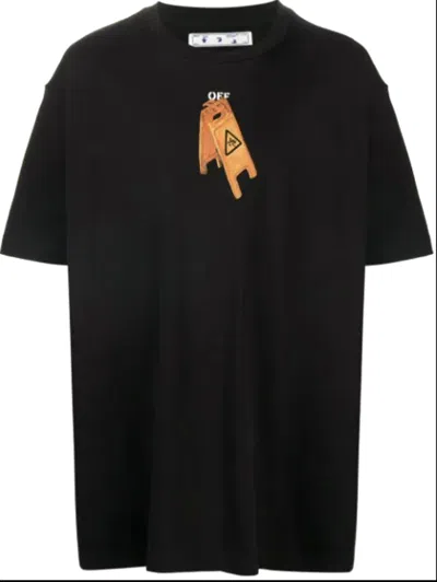 Pre-owned Off-white Men's Offwhite Pascal Skeleton Tee Shirt In Black