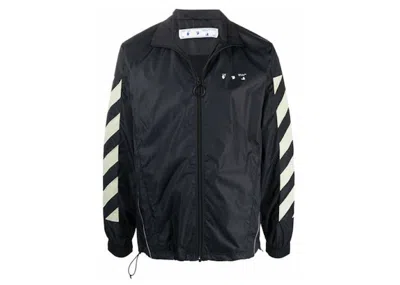 Pre-owned Off-white Men's Offwhite Polyamide Jacket In Black